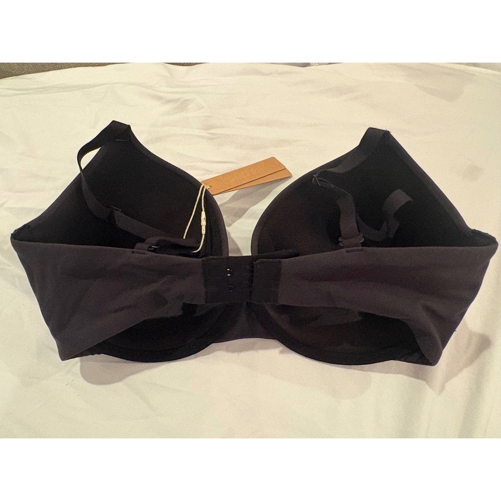 SKIMS Fits Everybody T-Shirt Bra Onyx Black Underwire 32DD BR-UWR-2294 NWT - Picture 3 of 4